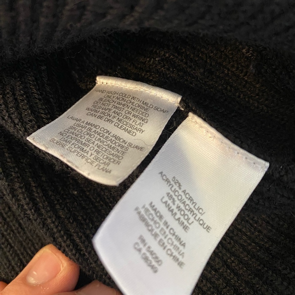 Jones New York Black Utility Jacket with Gold Details- Womens size Small-113 - Picture 3 of 3